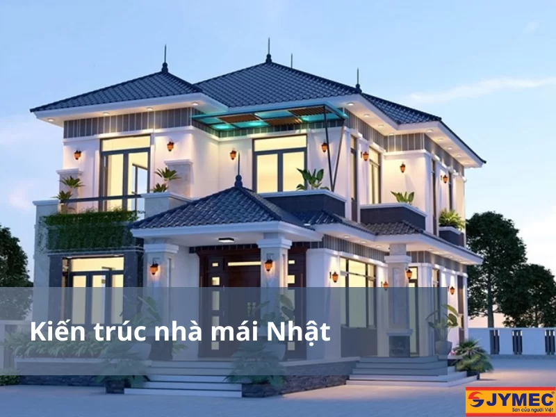 Công trình sử dụng kiến trúc mái Nhật