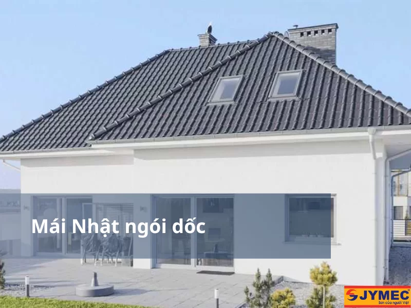 Dáng mái Nhật ngói dốc