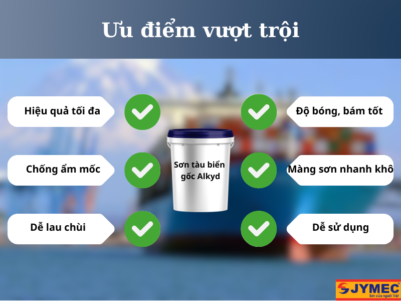 Sơn chống rỉ gốc Alkyd có ưu điểm gì?