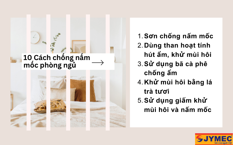 Cách chống nấm mốc cho phòng ngủ