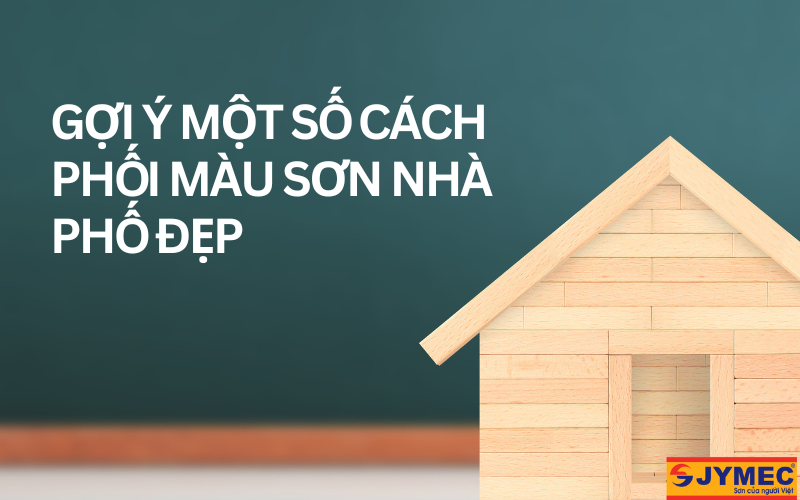 Một số cách phối màu cho nhà phố