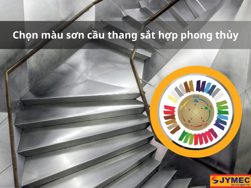 Chọn màu cầu thang sắt như thế nào
