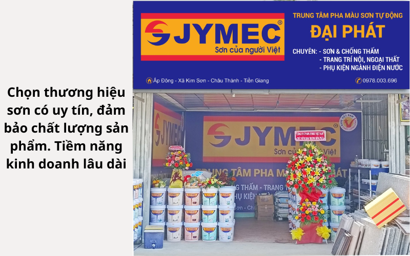 Chọn thương hiệu sơn uy tín để mở đại lý sơn cấp 1