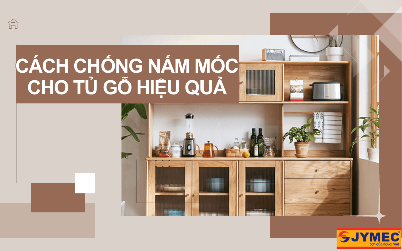 Cách chống nấm mốc cho tủ gỗ hiệu quả