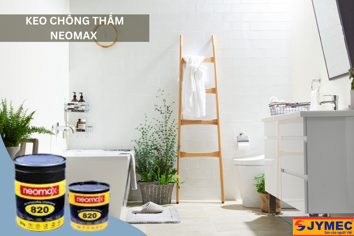Dùng keo Neomax cho chống thấm nhà vệ sinh Dùng keo Neomax cho chống thấm nhà vệ sinh