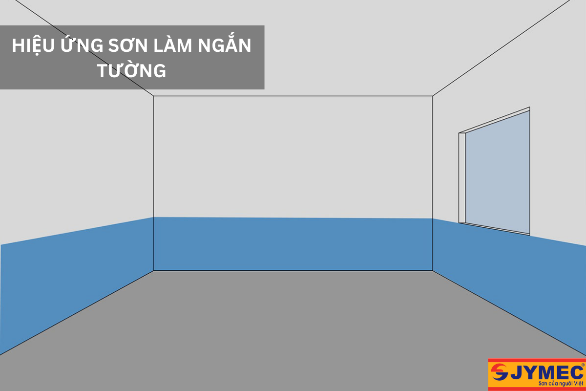 Tạo cảm giác hài hòa trong không gian bằng hiệu ứng sơn ngắn tường Tạo cảm giác hài hòa trong không gian bằng hiệu ứng sơn ngắn tường