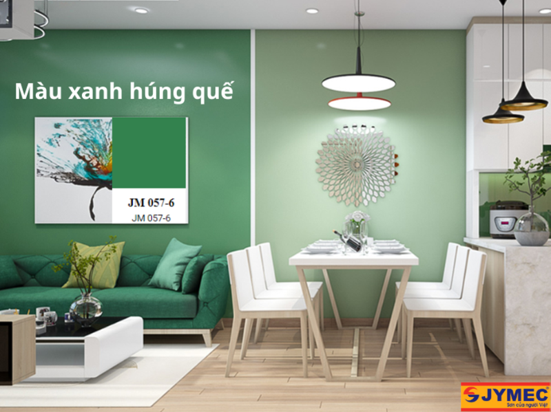 Mã màu JM 057-6 (Xanh lá Basil) Mã màu JM 057-6 (Xanh lá Basil)