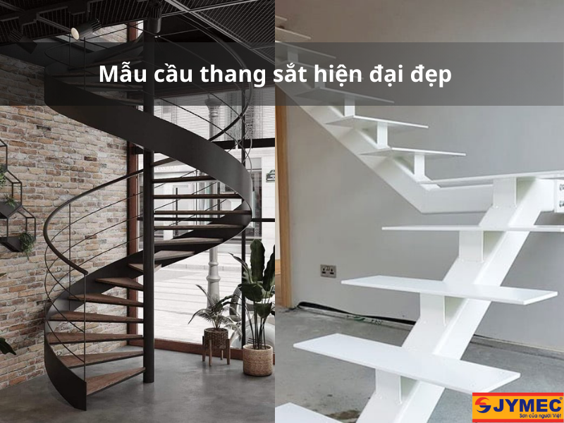 Cầu thang phong cách hiện đại tối giản