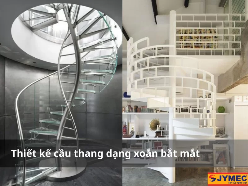 Kiến trúc cầu thang xoắn đẹp - lạ