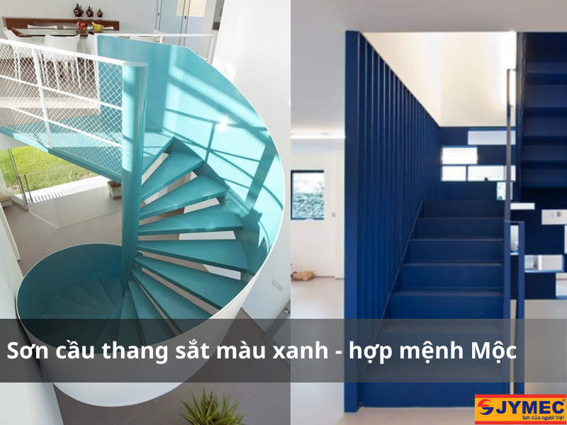 Màu cầu thang cho mệnh Mộc