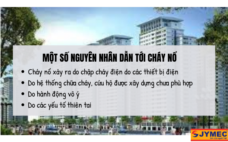 Một số nguyên nhân dẫn tới cháy nổ