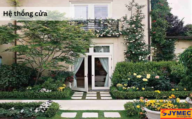 Hệ thống cửa trong không gian ngoại thất Hệ thống cửa trong không gian ngoại thất