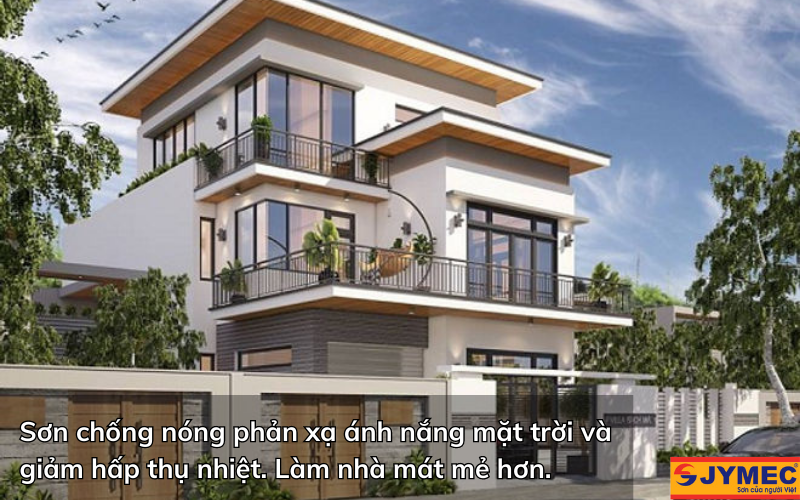 Sơn chống nóng ngoại thất có hiệu quả không?