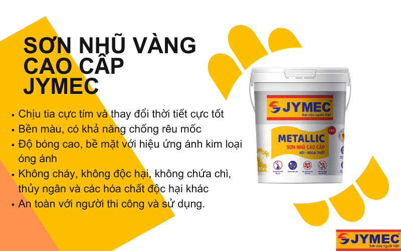 Sơn nhũ vàng JYMEC - Sơn nhũ vàng cao cấp cho đền chùa, tượng điêu khắc 
