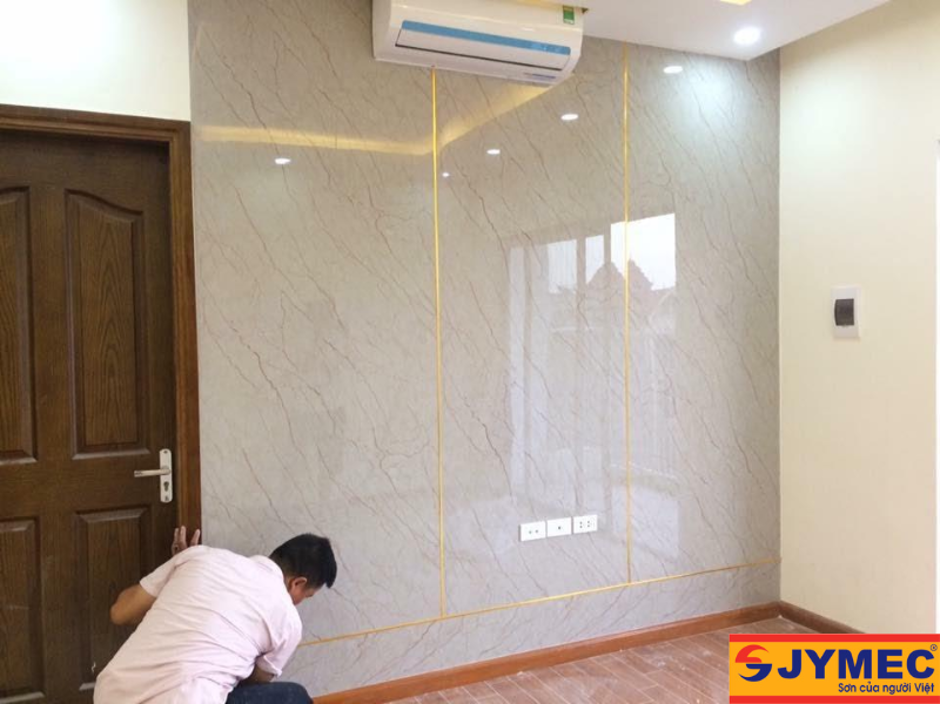 Tường nhà phủ bóng dễ dàng vệ sinh Tường nhà phủ bóng dễ dàng vệ sinh