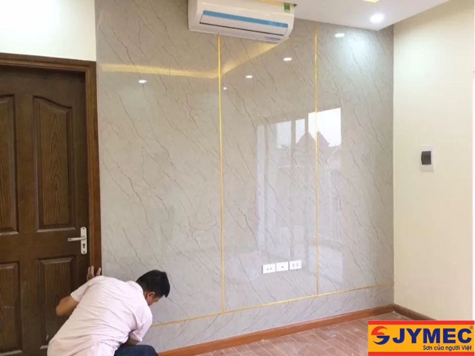 Tường nhà phủ bóng dễ dàng vệ sinh
