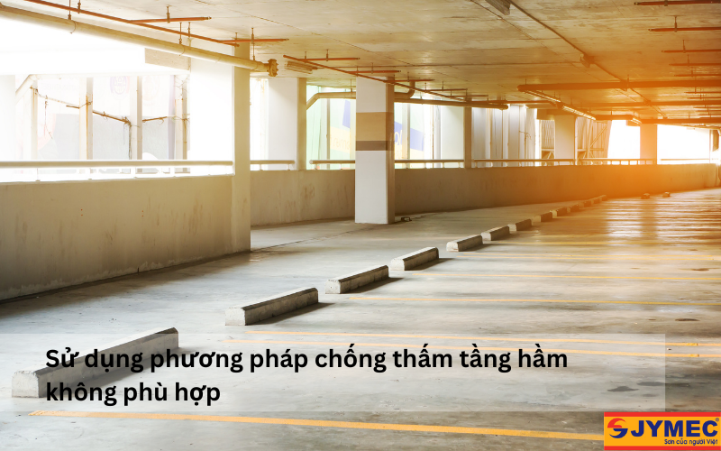 Cần lựa chọn phương pháp chống thấm tầng hầm thích hợp
