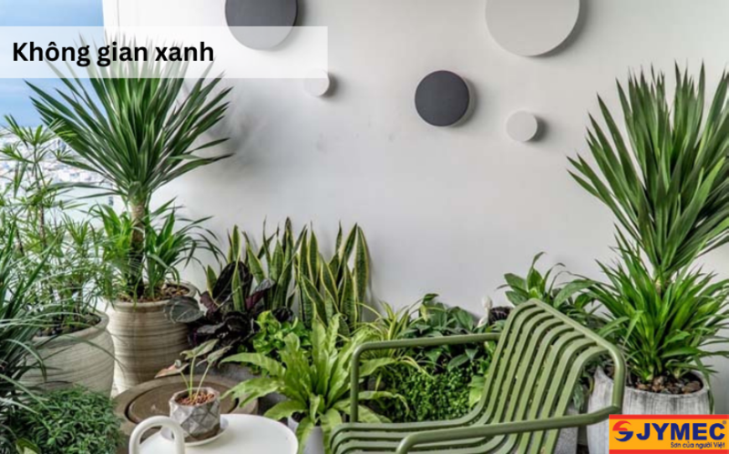 Không gian ngoại thất xanh mát Không gian ngoại thất xanh mát