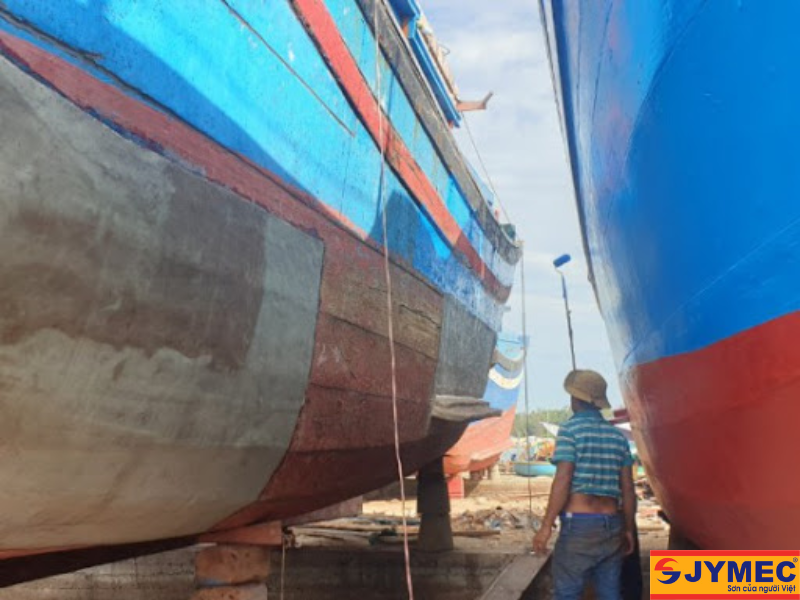 Sơn chống rỉ sét tàu thuyền Sơn chống rỉ sét tàu thuyền