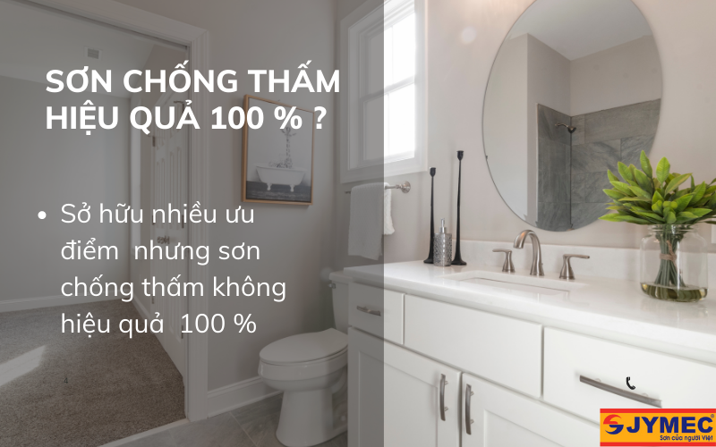 Sử dụng sơn chống thấm nhà vệ sinh có hiệu quả không?