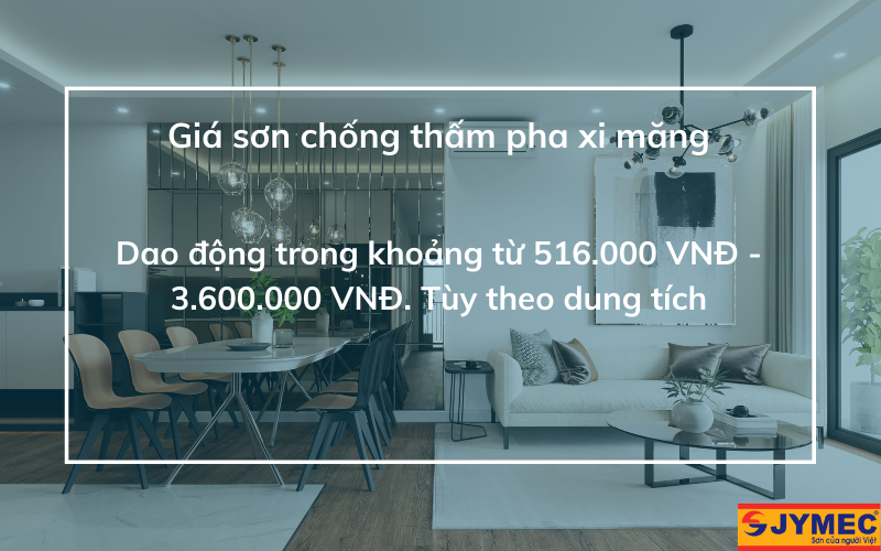 Mức giá sơn chống thấm pha xi măng Mức giá sơn chống thấm pha xi măng