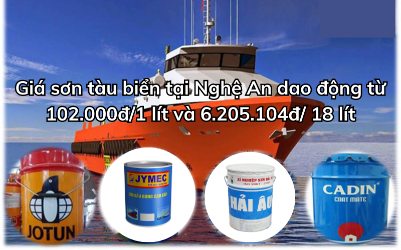 Báo giá sơn tàu biển tại Nghệ An