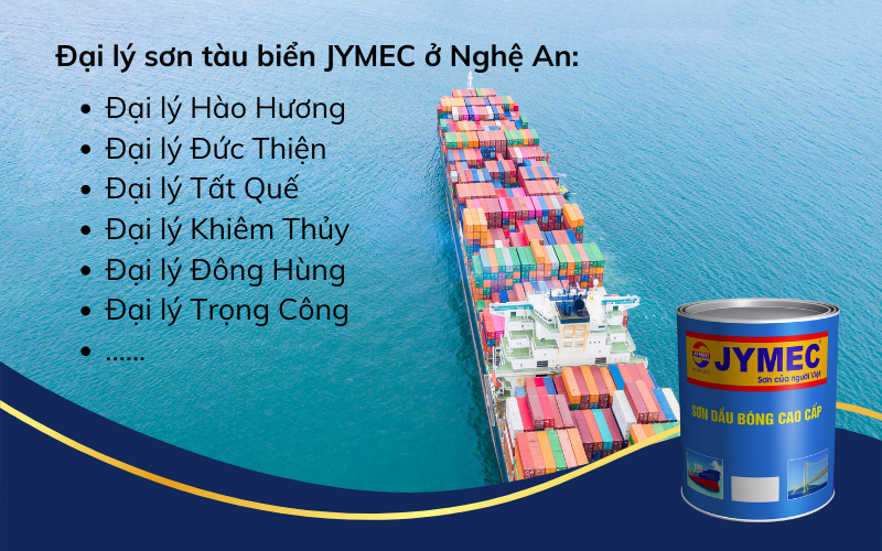 Đại lý sơn tàu biển JYMEC ở Nghệ An chính hãng