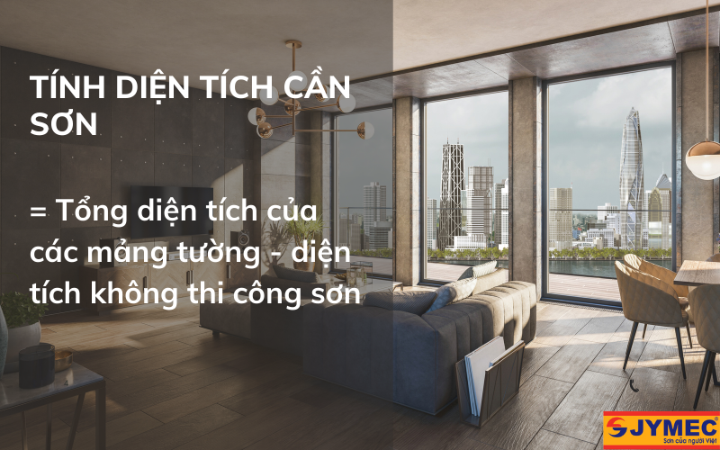 Cách tính diện tích sơn nhà