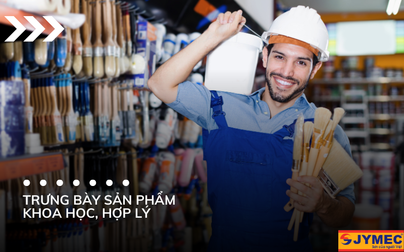 Sản phẩm cần sắp xếp khoa học và hợp lý