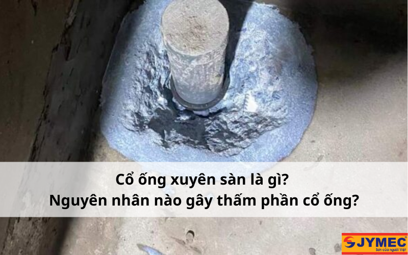Nguyên nhân cổ ống xuyên sàn bị thấm