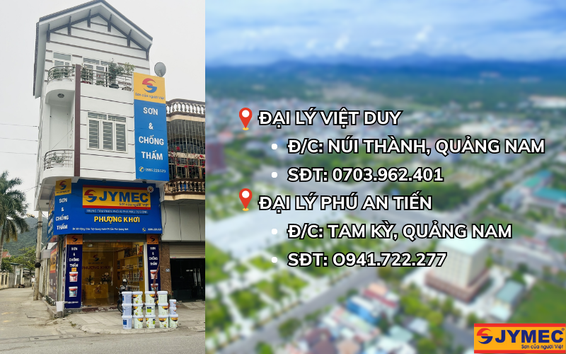 Các địa chỉ đại lý sơn đá JYMEC