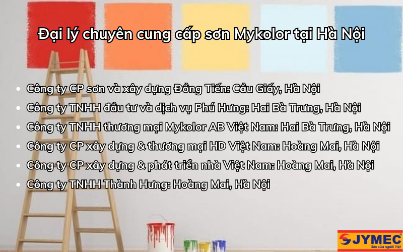 Đại lý cung cấp sơn Mykolor tại Hà Nội