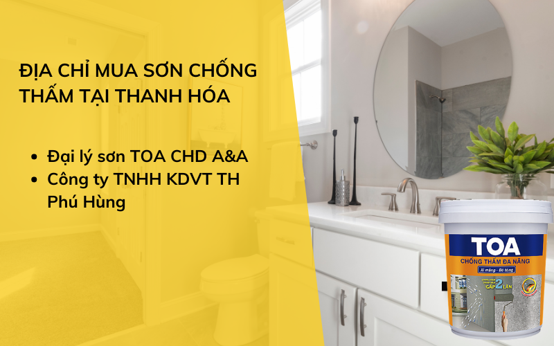 Địa chỉ mua sơn TOA uy tín ở Thanh Hóa