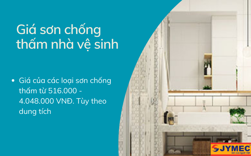 Giá sơn chống thấm nhà vệ sinh tại Hà Nội