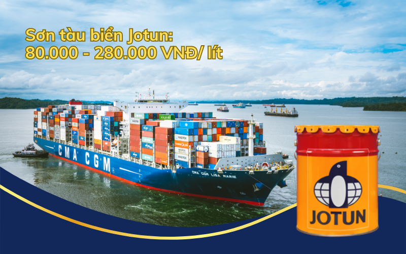 Giá sơn tàu biển Jotun 
