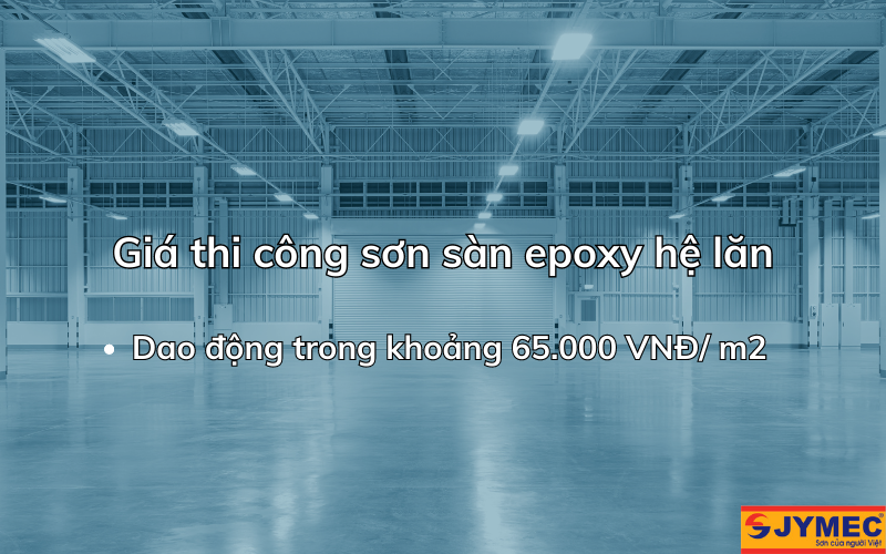 Giá sơn nền nhà xưởng hệ lăn