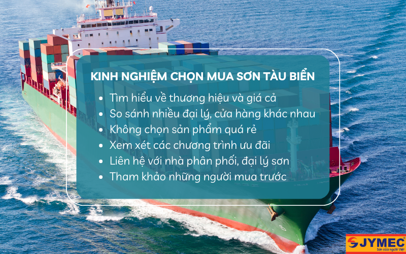 Kinh nghiệm mua sơn tàu biển