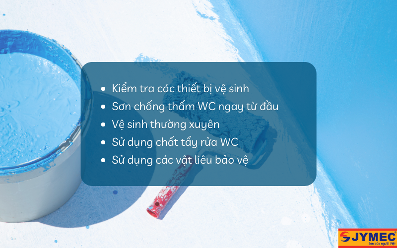 Kinh nghiệm sử dụng nhà vệ sinh không lo bị thấm