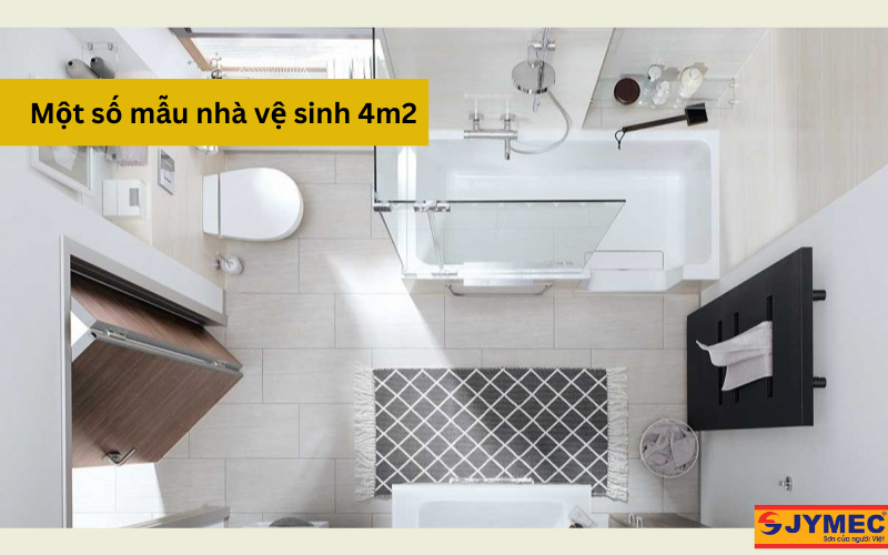 Nhà WC 4m2 hiện đại, ấn tượng