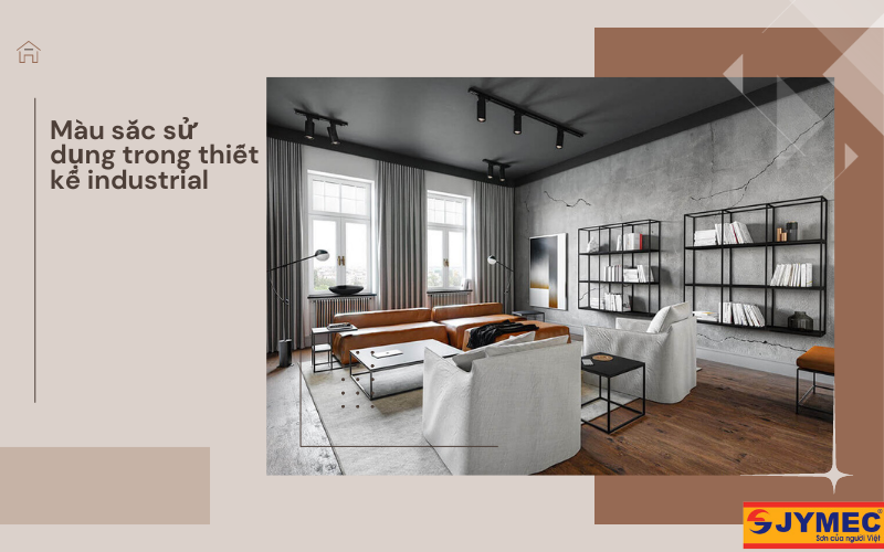 Màu sắc trong thiết kế Industrial