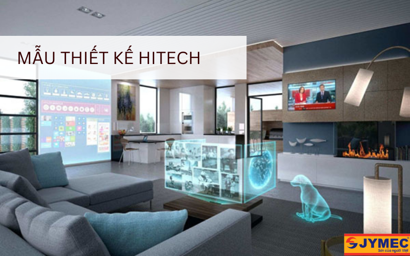 Mẫu nhà phong cách Hitech đẹp mắt