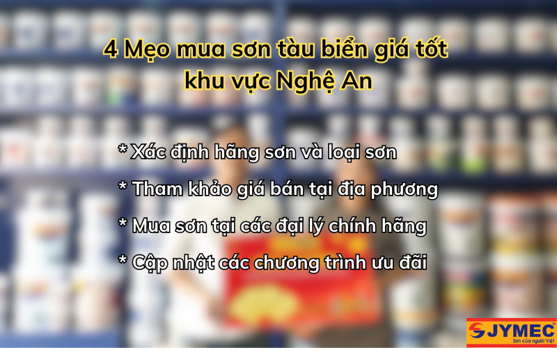 Mẹo mua sơn giá tốt nhất khu vực Nghệ An