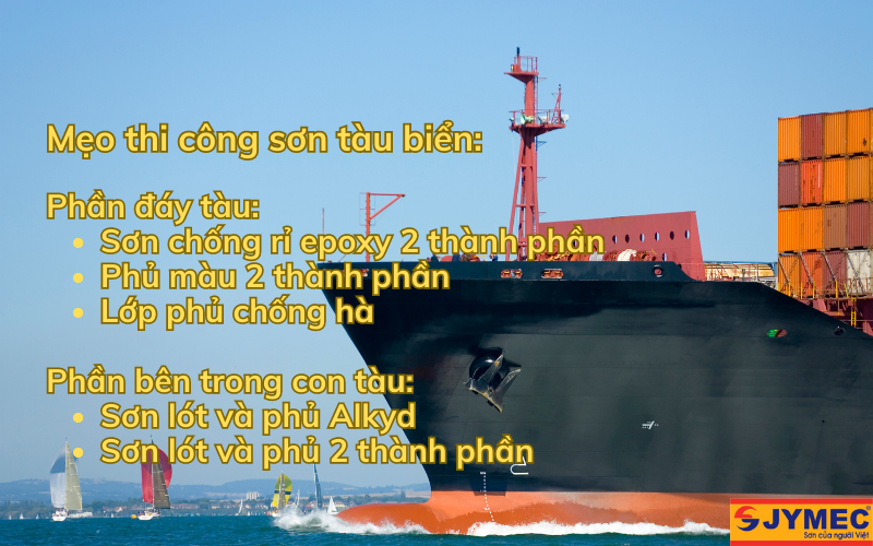 Mẹo thi công sơn tàu biển đạt hiệu quả cao