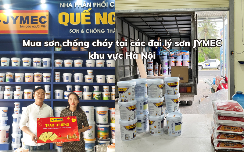 Mua sơn chống cháy chất lượng tại các đại lý sơn JYMEC
