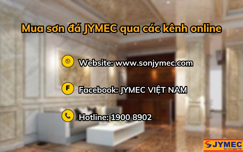 Liên hệ mua sơn đá qua các thông tin online của JYMEC