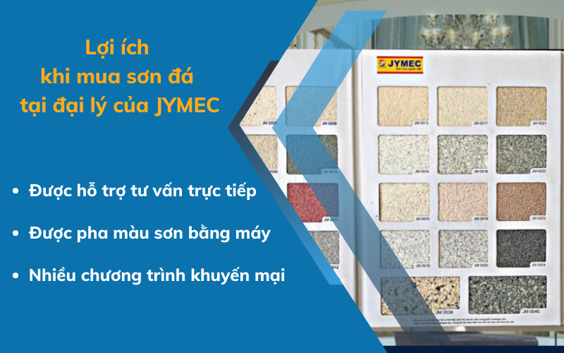 Lợi ích khi mua sơn đá tại đại lý JYMEC