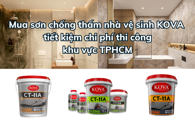 Mua sơn chống thấm nhà vệ sinh KOVA
