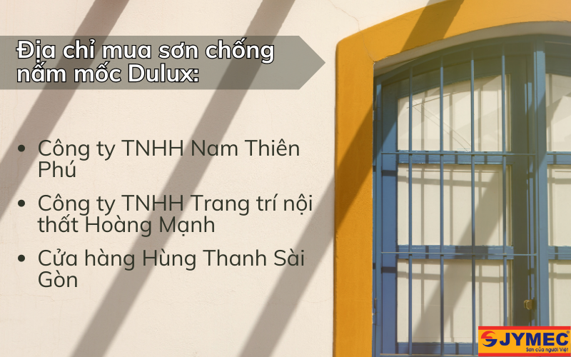 Địa chỉ bán sơn Dulux tại HCM