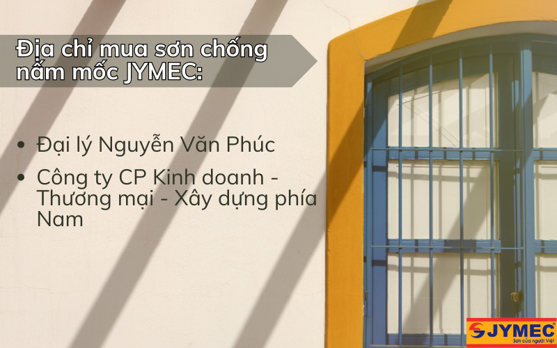 Mua sơn chống nấm mốc JYMEC tại HCM ở cơ sở nào?