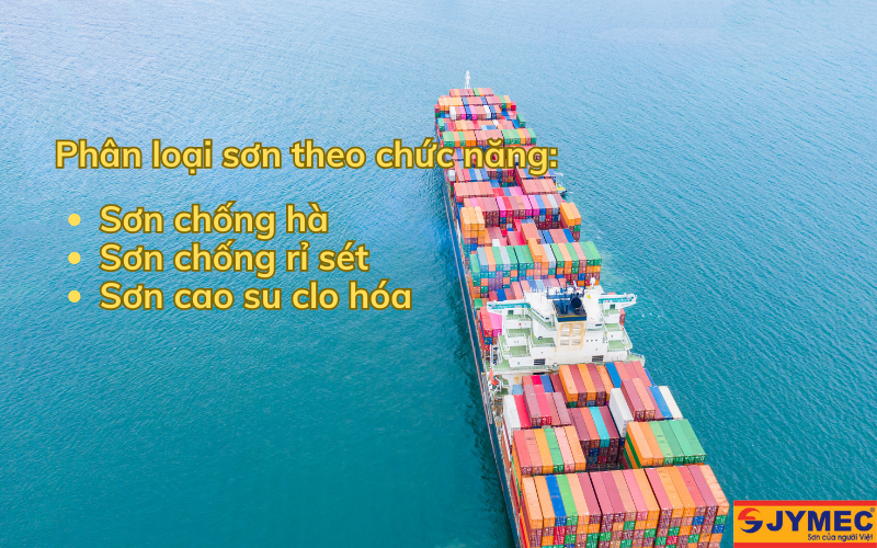 Phân loại sơn tàu biển theo chức năng